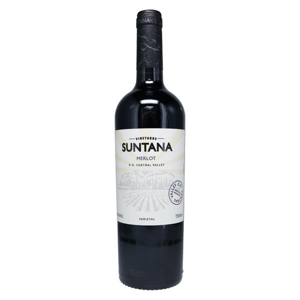 Vinho Fino Tinto Meio Seco Suntana Vineyards Merlot Garrafa 750ml
