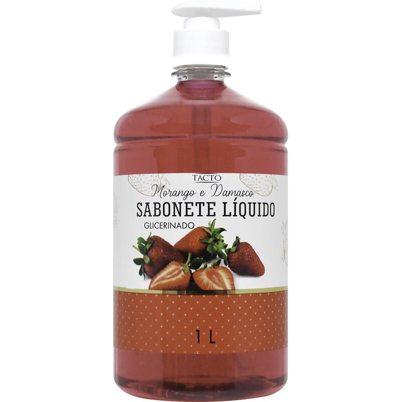 Sabonete Líquido Tacto Morango e Damasco 1L
