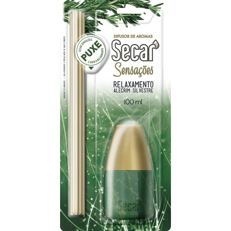 Difusor de Aromas SECAR Sensações Relaxamento Alecrim Silvestre 100ml