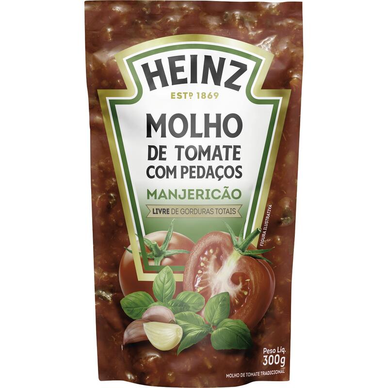 Molho de Tomate Heinz Manjericão 300g