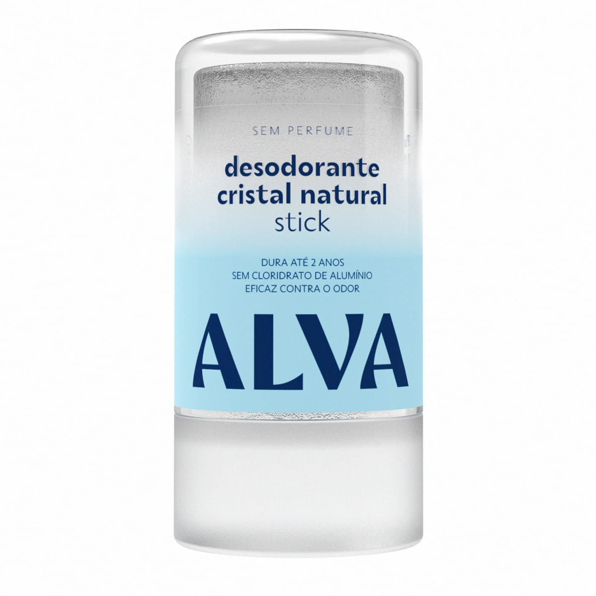 Desodorante ALVA Cristal Natural Sem Perfume Stick 120g