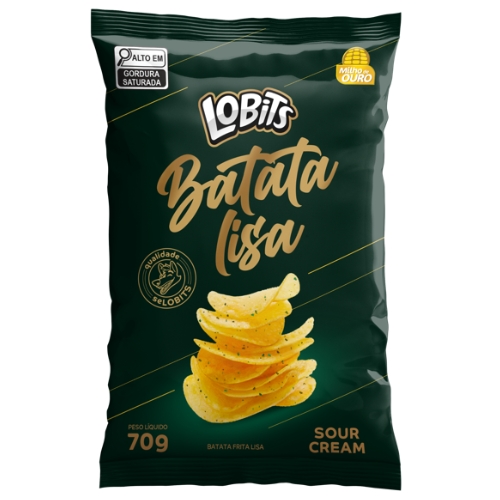 Batata Lisa Sour Cream Lobits 70g