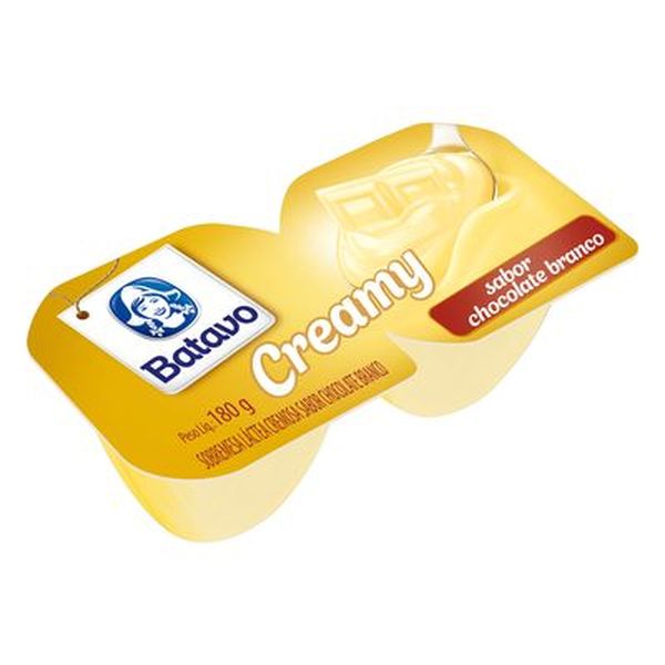Sobremesa BATAVO Creamy Chocolate Branco 180g