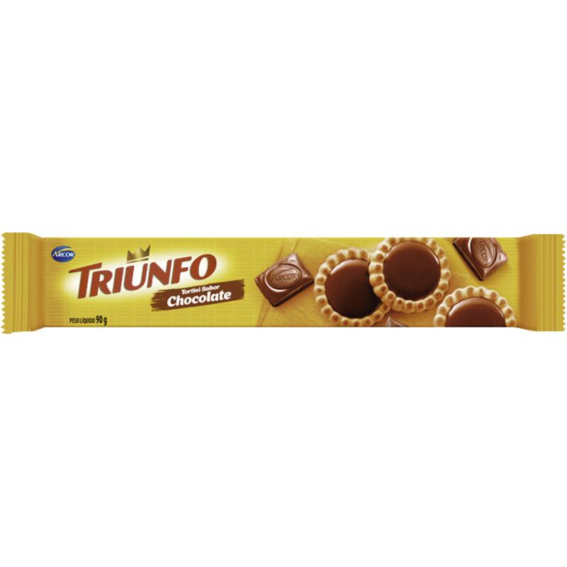 Biscoito Tortini Triunfo Chocolate 90g