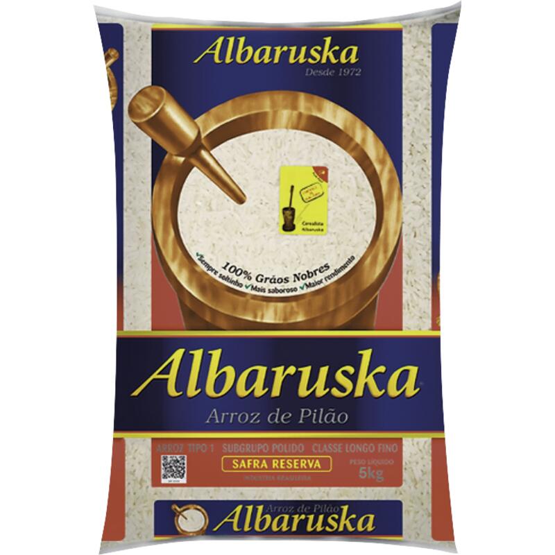 Arroz Albaruska Agulhinha Tipo 1 5kg