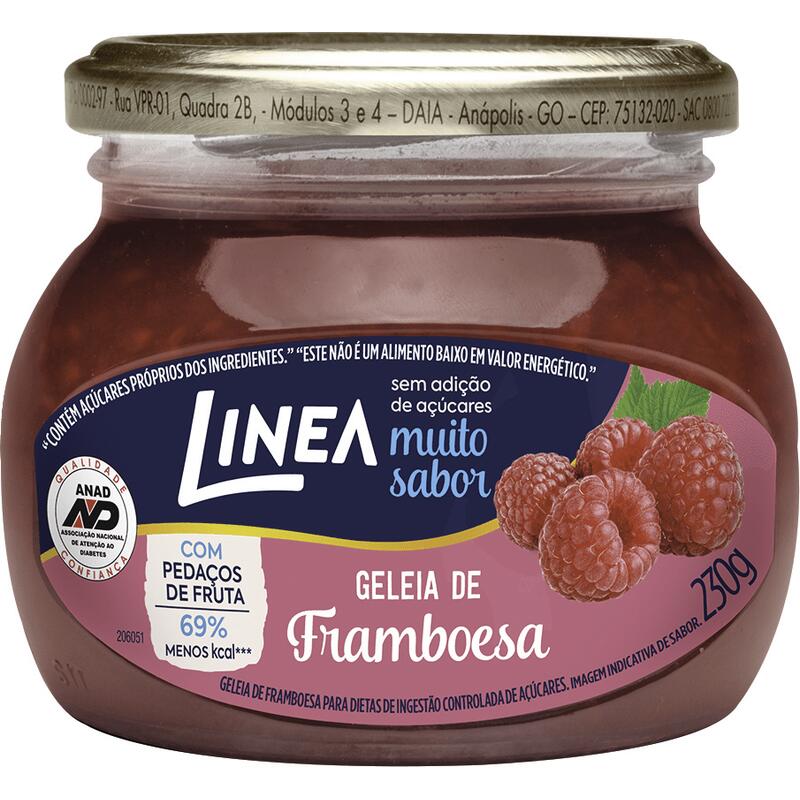 Geleia Framboesa Linea Vidro 230g