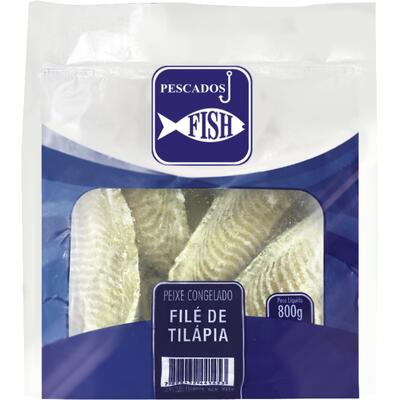Filé de Tilápia Fish Congelado 800g
