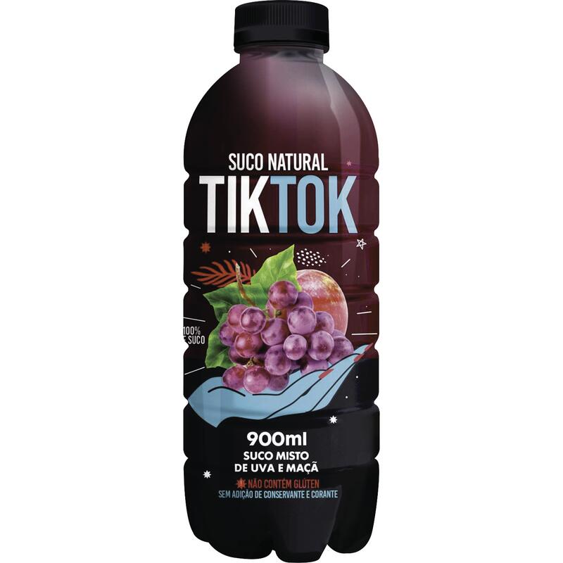 Suco Natural Tiktok Uva 900ml