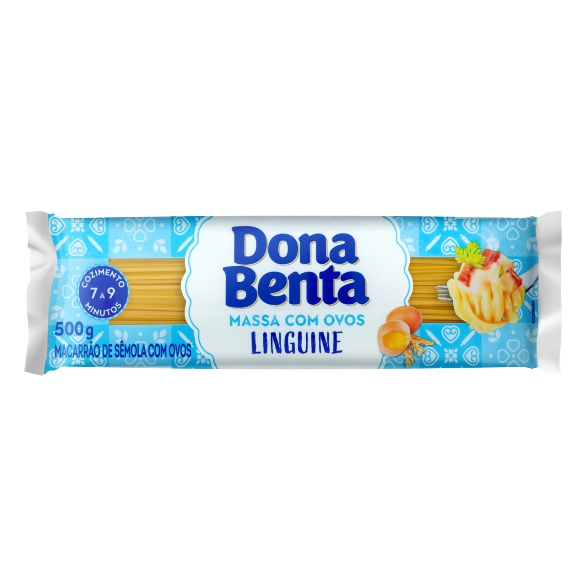 Macarrão de Sêmola com Ovos Linguine Dona Benta Pacote 500g