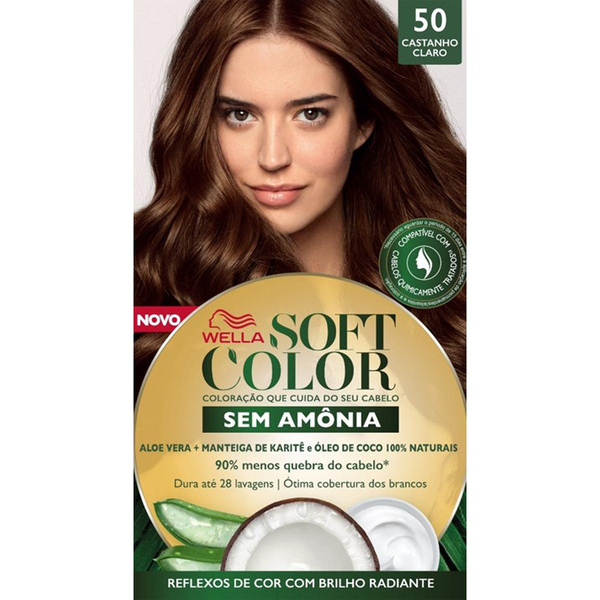 Coloração Soft Color N. 50 - Castanho-claro