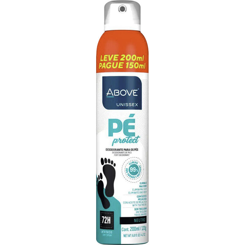 Desodorante Aerossol para Pés Above Unissex 200ml