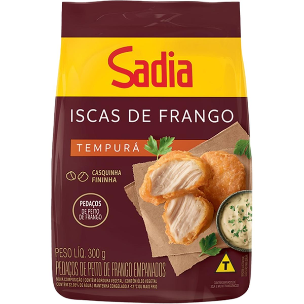 Iscas de Frango Sadia 300g - Tradicional