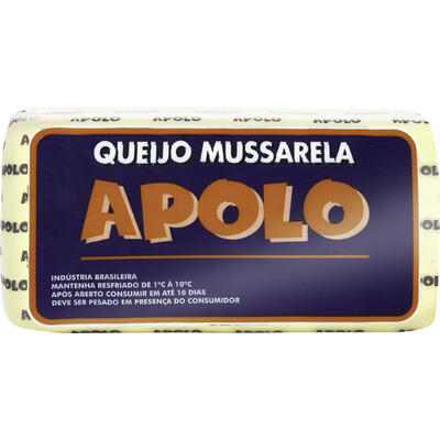 Queijo Mussarela Apolo Preço por quilo na peça