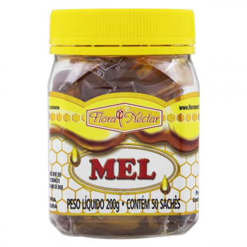 Mel Flora Néctar Pote 200g 50 Unidades