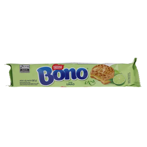 Biscoito Recheado Nestlé 90g - Bono - Limão