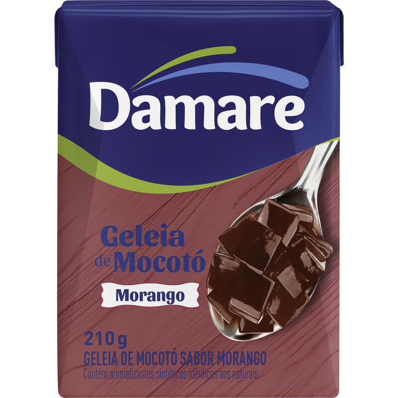 Geleia de Mocotó Damare Morango 210g