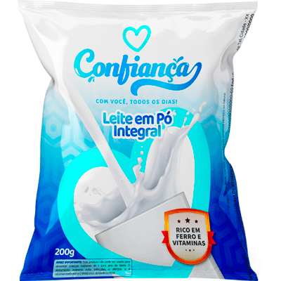 Leite em Pó Confiança Integral 200g