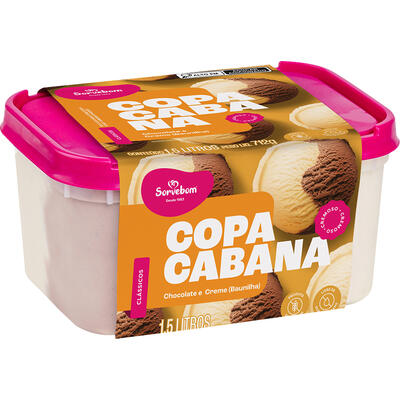 Sorvete Sorvebom Copacabana 1,5L