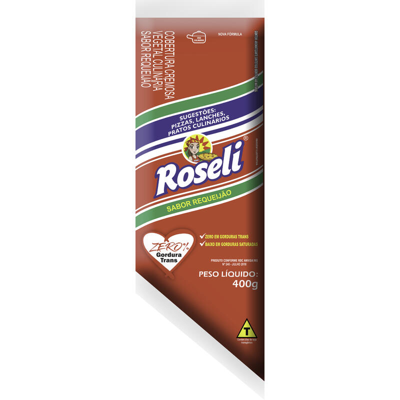 Cobertura Culinária Roseli Sabor Requeijão 400g