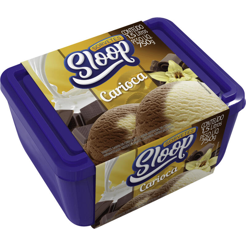 Sorvete Sloop Carioca 1,5L