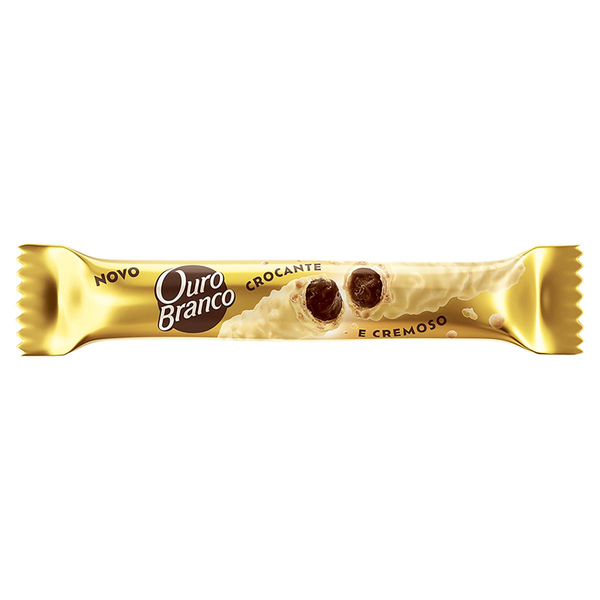 Stick Wafer Recheado Ouro Branco Pacote 25g