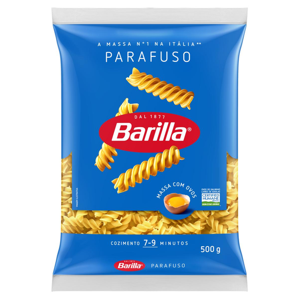 Macarrão Parafuso com Ovos BARILLA 500g