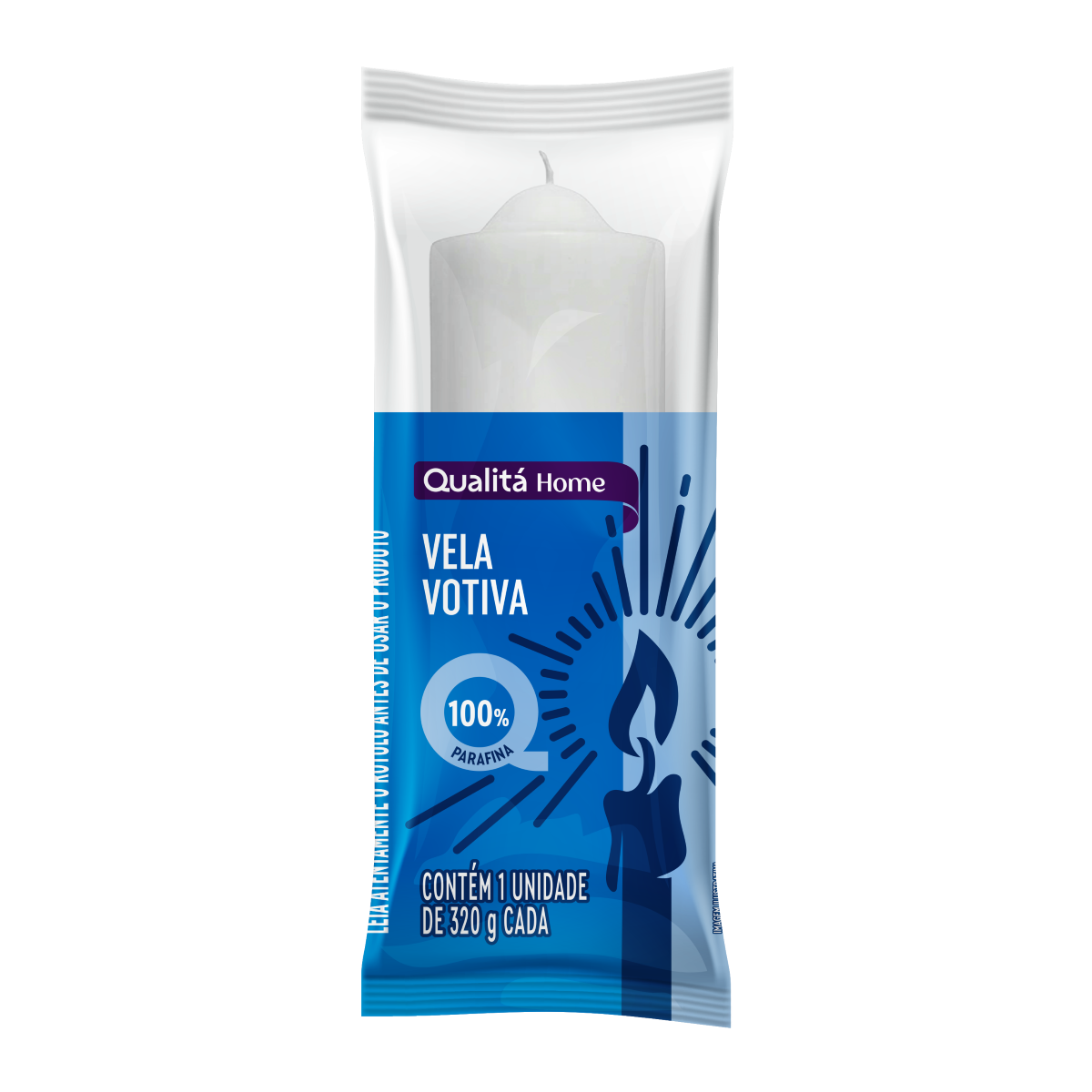 Vela Votiva Branca Qualitá 320g