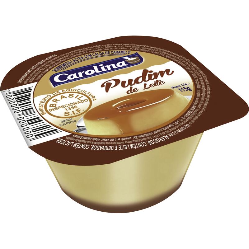 Sobremesa Carolina Pudim de Leite 115g