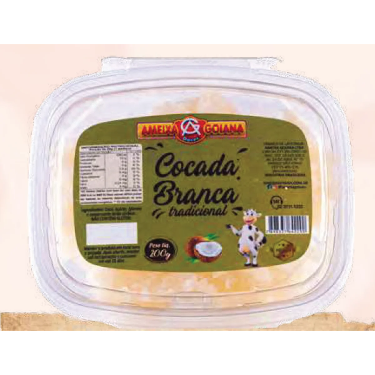 Cocada Branca Tradicional 200g