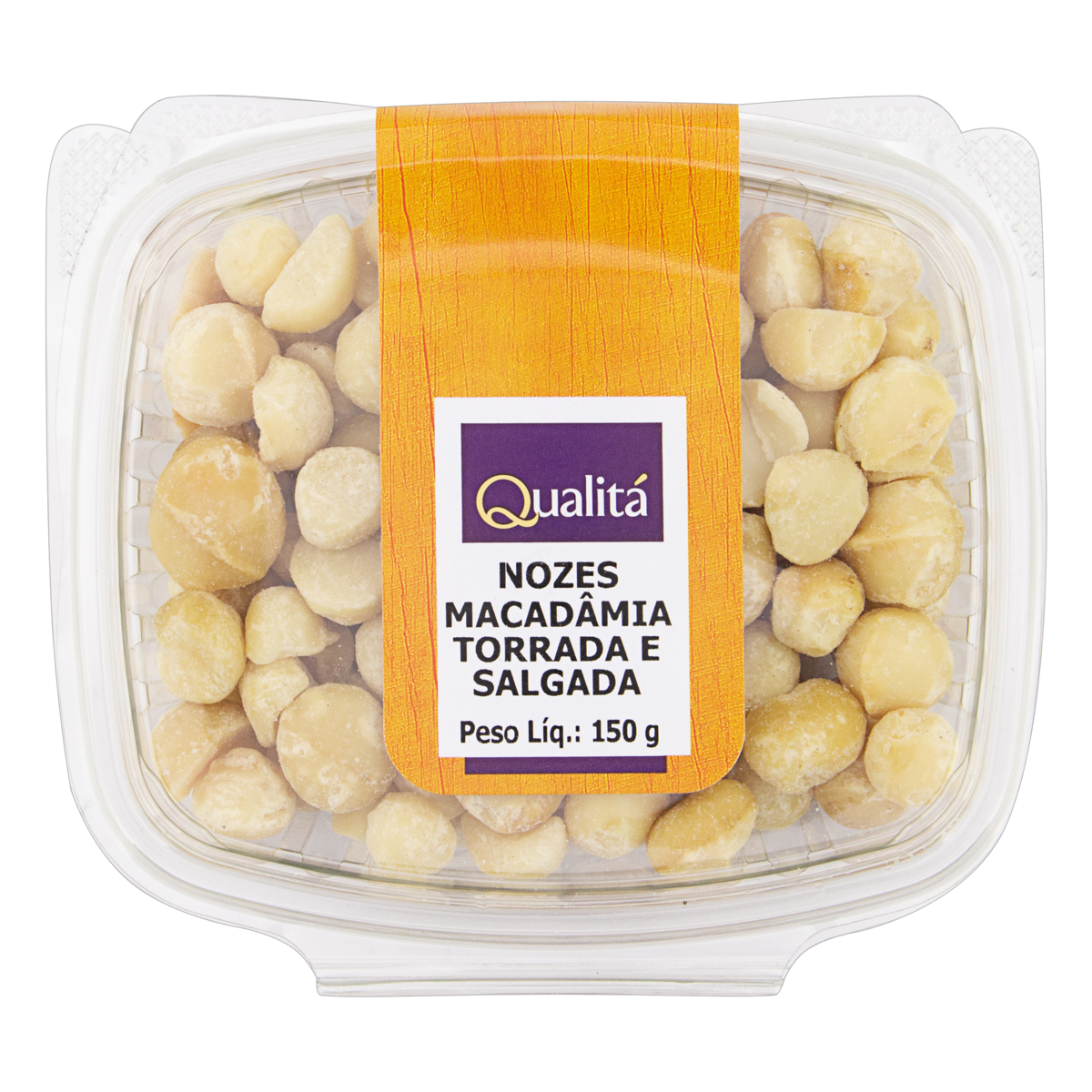 Nozes Macadâmia Torrada e Salgada Qualitá Pote 150g