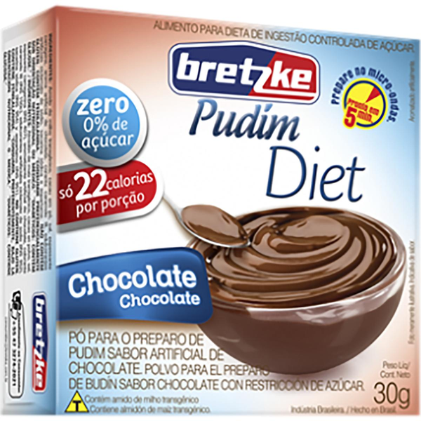 Pudim Bretzke 30g - Diet - Chocolate