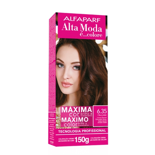 Coloração Alfaparf Louro Escuro Dourado Acaju 6.35 150g