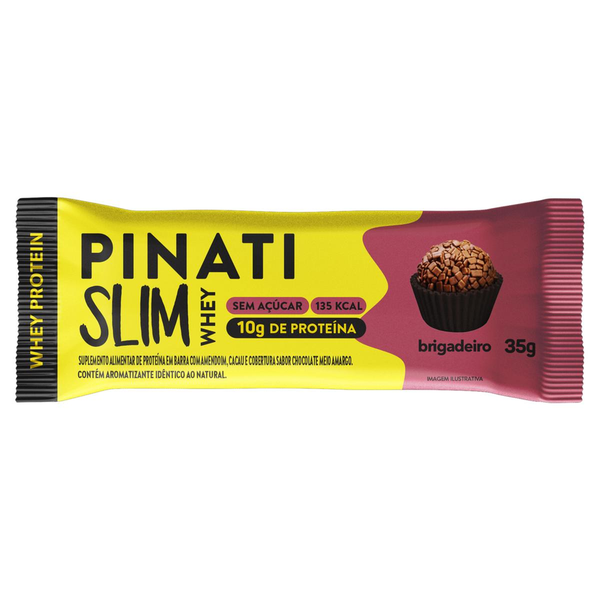 Barra Proteica Pinati 35g - Whey - Slim - Brigadeiro