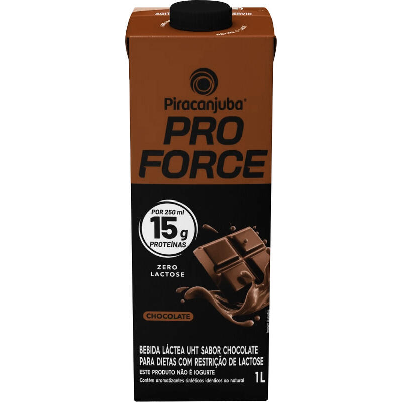Bebida Láctea UHT PIRACANJUBA Whey Chocolate Zero Lactose 1l