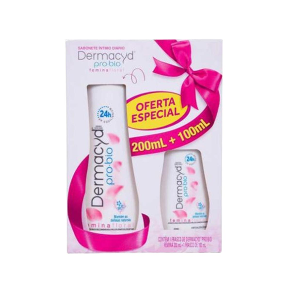 Sabonete Íntimo Dermacyd Femina 200ml + 100ml - Preço Especial