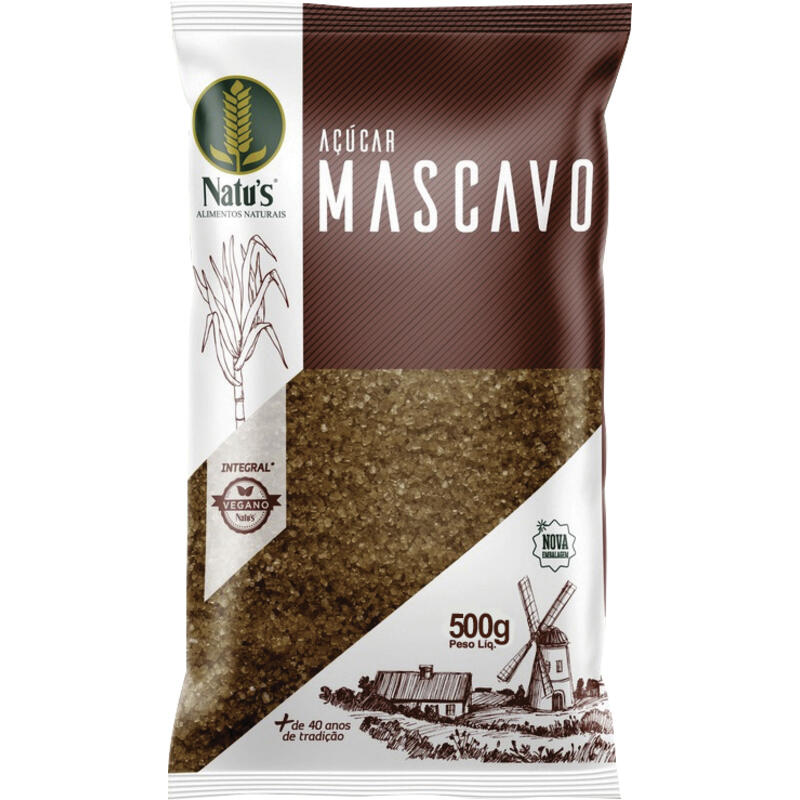Açúcar Mascavo Natu's 500g