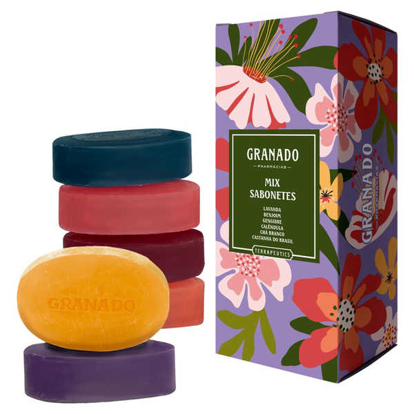 Sabonete Granado Com 6 Sabonetes de 90g cada - Terrapeutics - Preço Especial