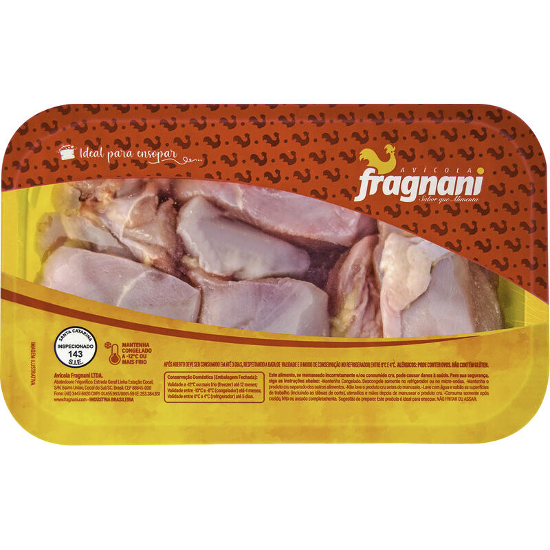 Peito, Coxa e Sobrecoxa de Galinha FRAGNANI Congelado 1Kg