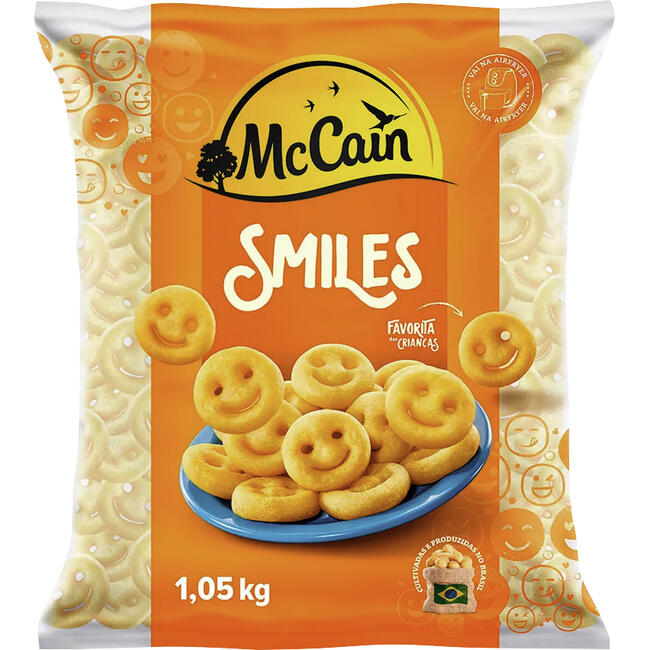 Batata Pré Frita McCain Congelada Smile 1,050kg