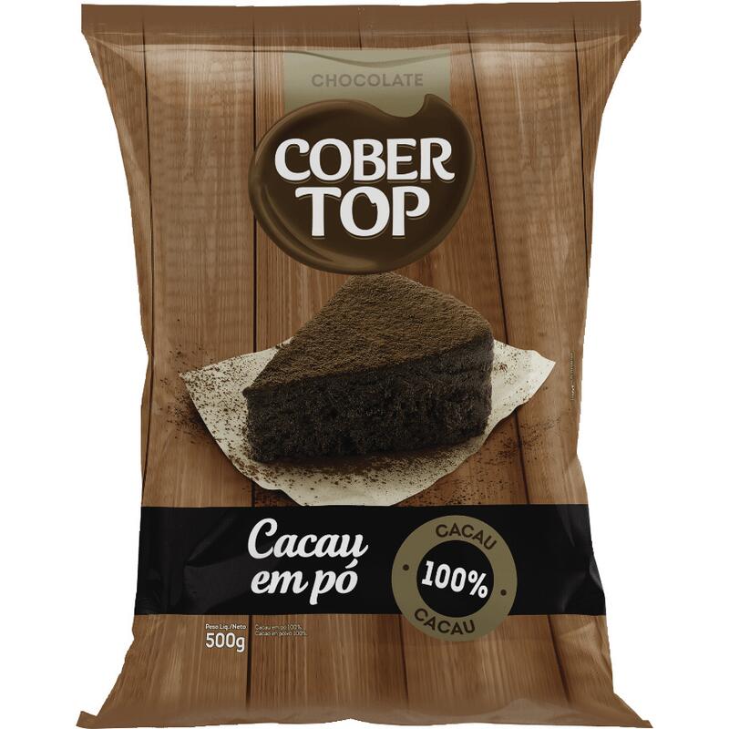 Cacau em Pó Cober Top 100% Cacau 500g