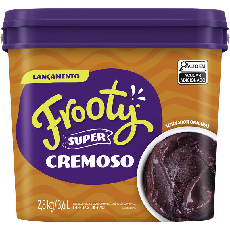 Açaí Frooty Congelado Cremoso 3,6L