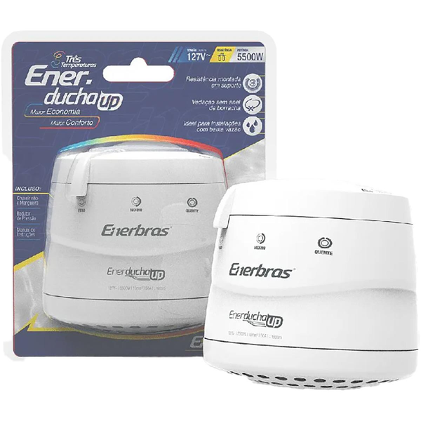 Ducha Enerbras Enerducha 127V - Up - 5500W - Ref. 3101-E/B5