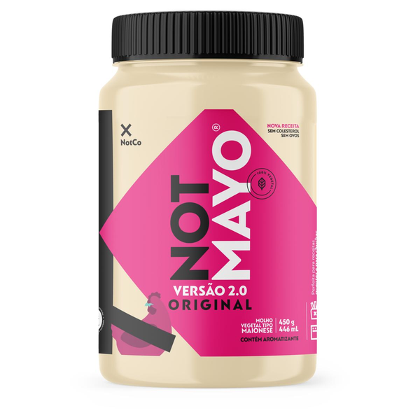 Molho Vegetal Tipo Maionese Not Mayo Pote 450g