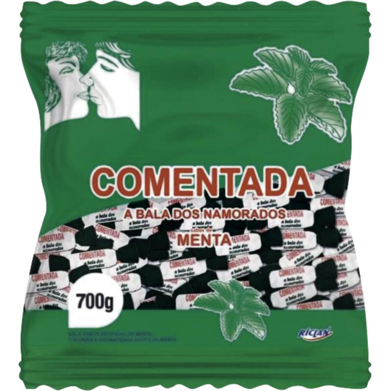 Bala Comentada Menta 700g