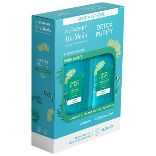 Kit Shampoo e Condicionador ALTAMODA Detox Purify 300ml