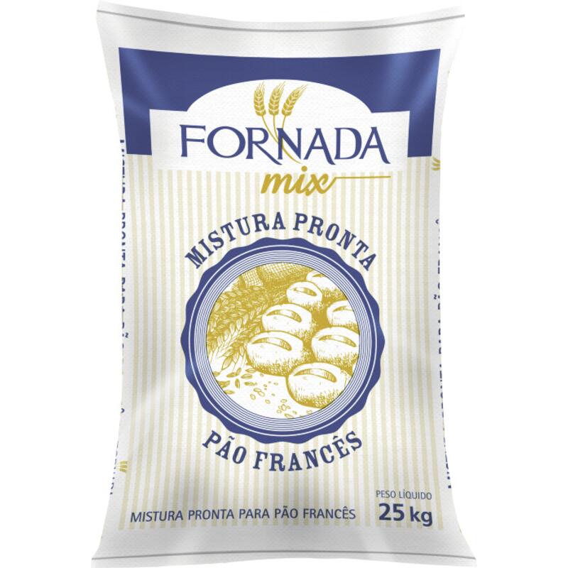 Mistura para Pão Francês Fornada Mix Plus 25kg
