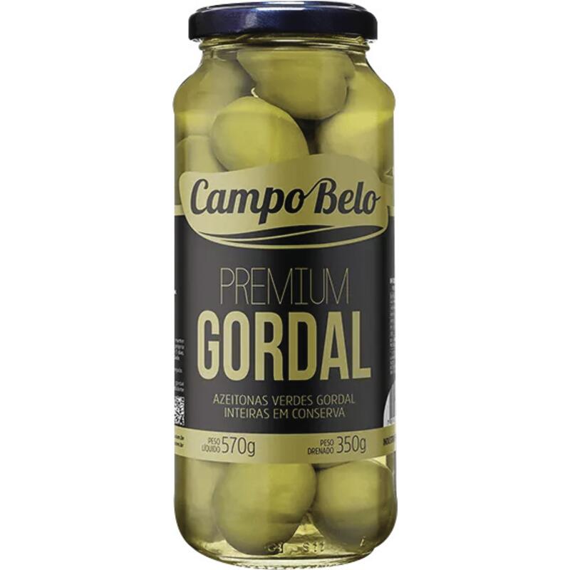 Azeitona Verde Campo Belo Gordal 350g