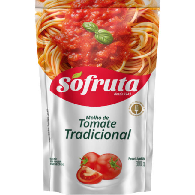 Molho de Tomate Sófruta Tradicional 300g
