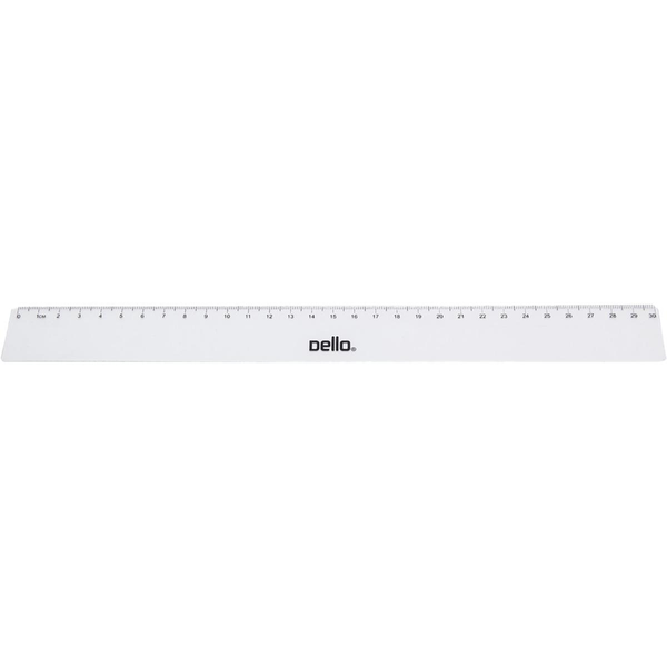 Régua Dello 30cm - Cristal
