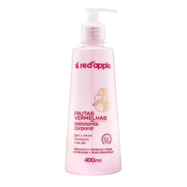 Loção Red Apple 400ml - Frutas Vermelhas